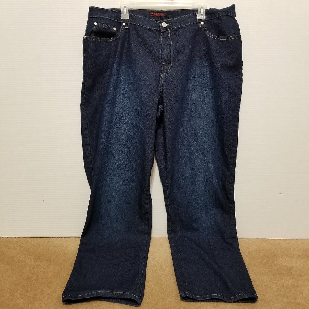 House Of Freedom jeans 22T 22 Tall denim embroidered back pockets plus size